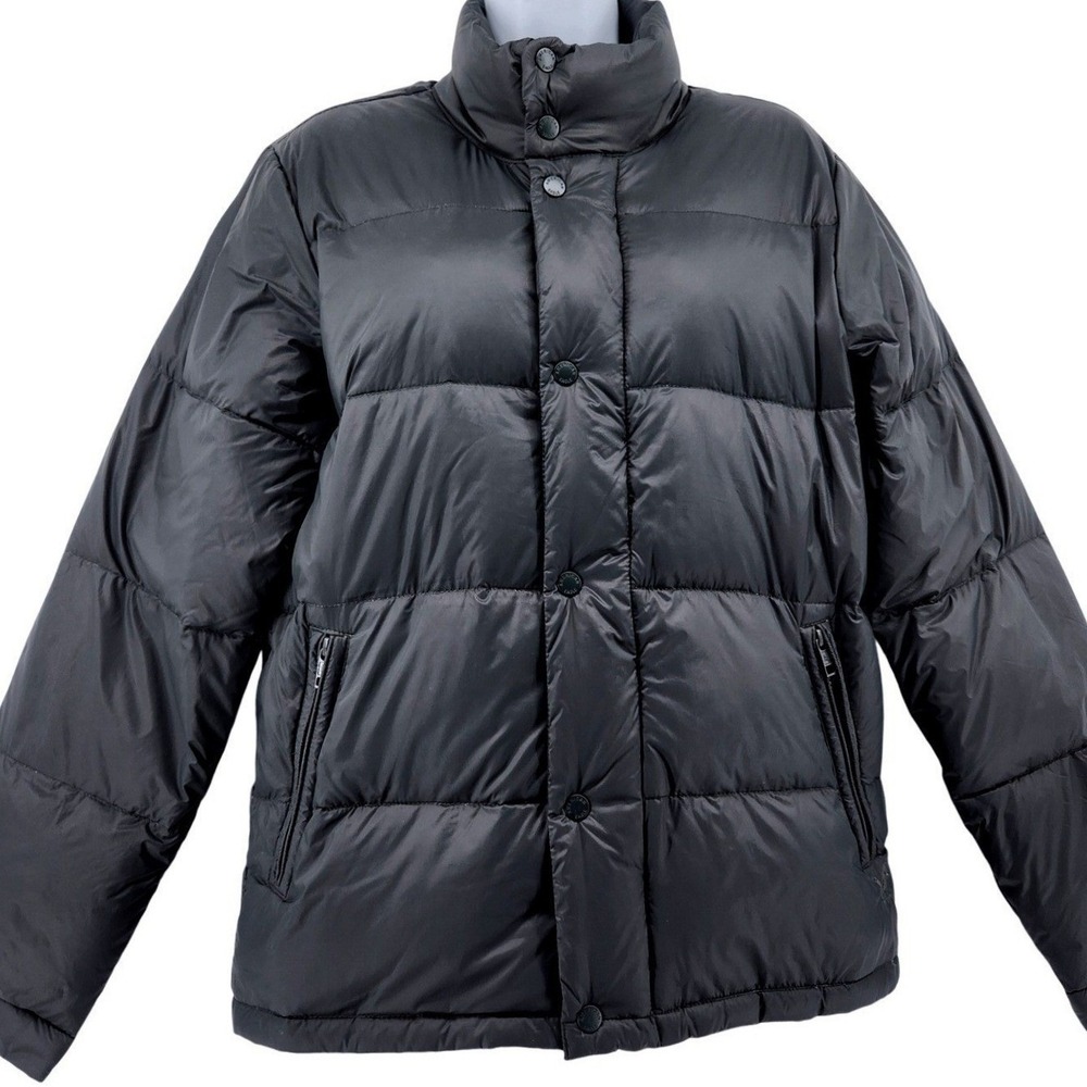 American Eagle Puffer Jacket XS Gray Down Feather Insulated Winter Coat Puffy